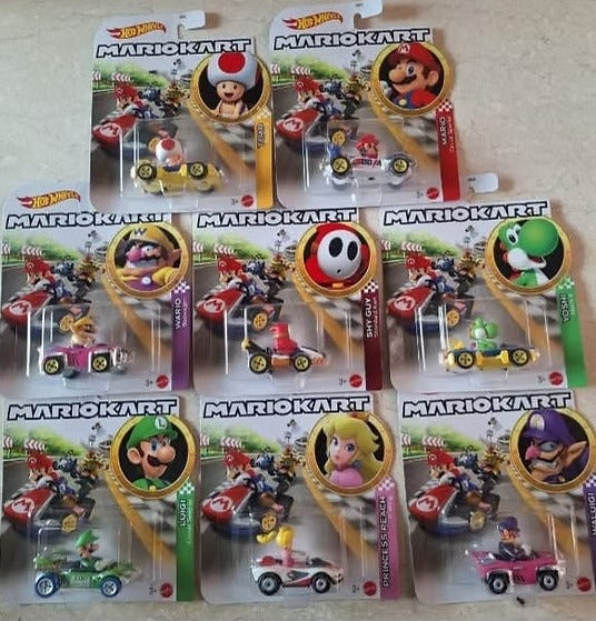 Hot Wheels MarioKart Premium Collector Set of 8 (2025 Release | Limited Edition)
